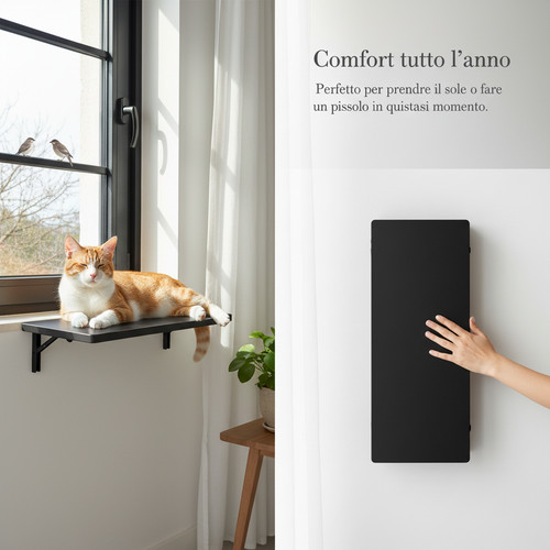 Mensola muro per - muro, gatti