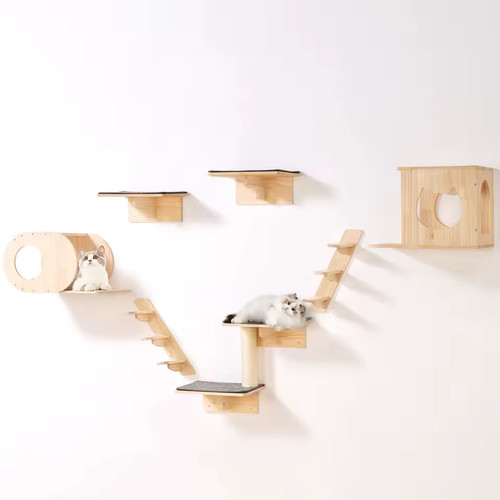 Set mensole scaffali per gatti - set,