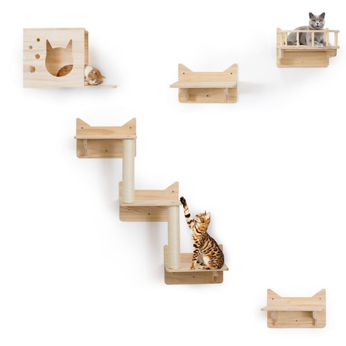 Cornice parete per gatti in - per,