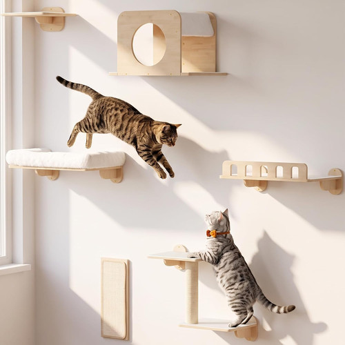 Scaffali parete per gatti 6 - da,