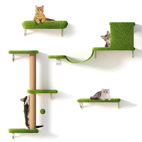 Set mobili parete per gatti - per,